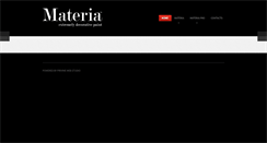 Desktop Screenshot of materia-italy.com