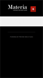 Mobile Screenshot of materia-italy.com