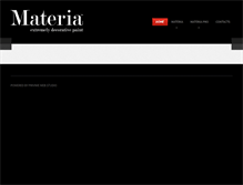 Tablet Screenshot of materia-italy.com